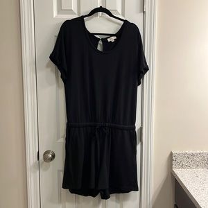 Womens Black LOFT Romper